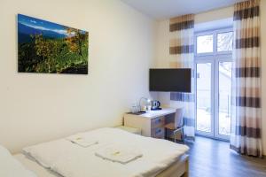 TV a/nebo společenská místnost v ubytování Hotel Valdes