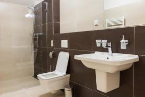 Koupelna v ubytování Hotel Valdes