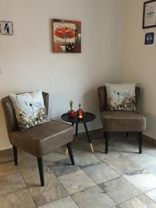 Χώρος καθιστικού στο Sov Godt i Arnborg Bed & Breakfast