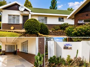 a before and after picture of a house at The Big Five Bed and breakfast in Mooiriver +14 photos