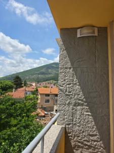 a view from the balcony of a building at Апартамент Туида 2 in Sliven