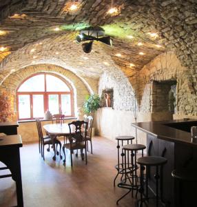 Χώρος καθιστικού στο Hotel U Lišky