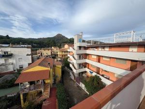a view from the balcony of a building at Attico Vicky in Porto Azzurro