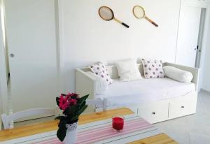 A bed or beds in a room at Casa Serradei