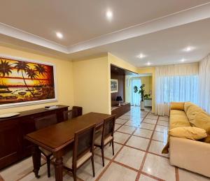 a living room with a table and a couch at Da Francesca guestrooms in Patrica +39 photos
