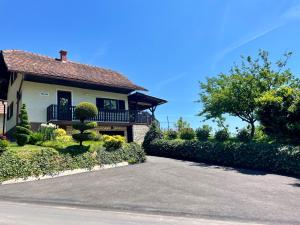 a house with a driveway in front of it at Elton384 in Bogojina