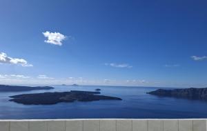 a view of a large body of water at SMART Emboreio stay in Emporio