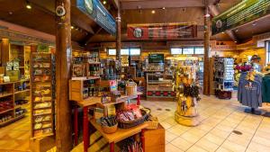 a store filled with lots of items on display at Maswik Lodge - Inside the Park in Grand Canyon Village