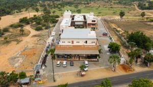 an overhead view of a building on a street at La Antaraa in Arumuganeri