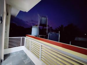 a view of the balcony of a house at Mysore Studio Rooms in Mysore