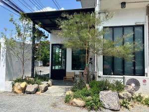 a small pine tree in front of a house at The Connect Chiang Mai in Chiang Mai +16 photos