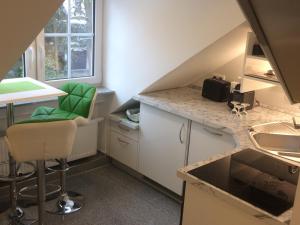 Kuchyň nebo kuchyňský kout v ubytování Apartment Deluxe Baden-Baden