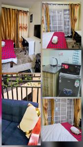 a collage of four pictures of a room at The Loft 21 Ngara, Nairobi in Nairobi