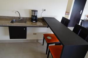 Dapur atau dapur kecil di Playa Aventura Hotel