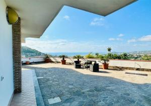 a view from the balcony of a house at View Ischia & Procida -Villa Lamberti Casa Panorama in Monte di Procida