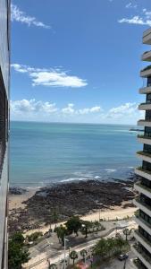 a view of the ocean from a building at 1506 - Blue Tree Towers in Fortaleza