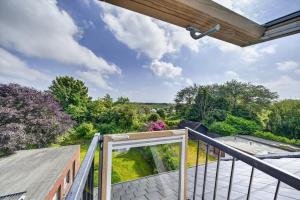 a view from the balcony of a house at Liiger-Hoern-DG-Wohnung-4-Moewe in Tinnum