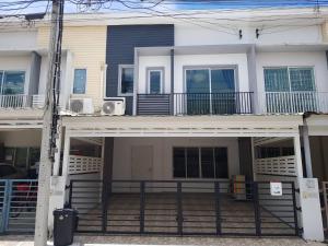 a house with a porch and a balcony at Impact MT House in Ban Bang Phang