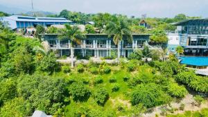 an aerial view of a resort at Chuồn Chuồn Resort Nghia Lo - Free Sauna & Onsen in Yên Bái