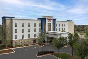 an image of a rendering of a hotel at Hampton Inn Yorkville in Yorkville