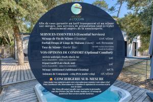 a sign for the american museum of anthropology at Villa des Dunes Beach 600m Private Jacuzzi Pine Forest Nature Sleeps 8 in Brem-sur-Mer