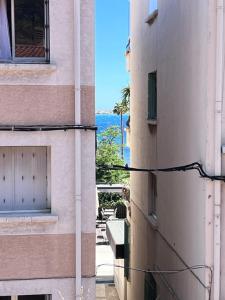 a view of a building from the side of a building at Philoxenia in Bandol