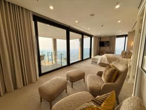 a hotel room with a view of the ocean at The Leonardo in Johannesburg