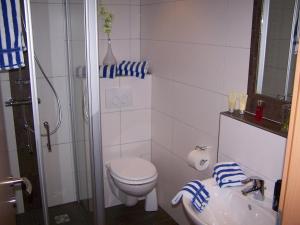Koupelna v ubytování Ferienwohnung Sommerwind