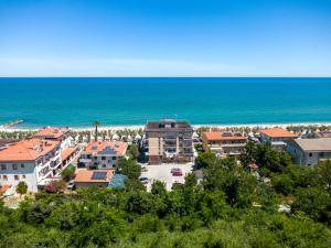 an aerial view of a resort and the ocean at Altea in Fossacesia