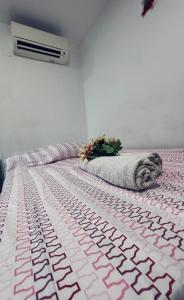 a bedroom with a cat sleeping on the floor at MK VALeNCIA in Valencia +10 photos