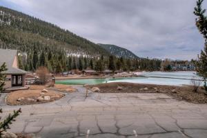 a view of a river with a mountain at Lenawee #1727 in Keystone +37 photos