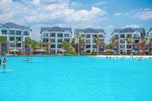a rendering of a resort with people in the water at Cozy&Pristine The Blyde in Pretoria