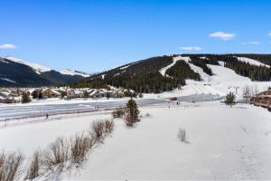 a snow covered mountain with a ski slope at Greens at Copper #314 in Copper Mountain