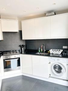 Ett kök eller pentry på Splendid Euston flat