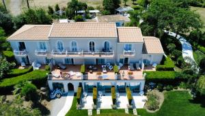 an aerial view of a large white house at Il Borghetto Resort & Spa in Tropea