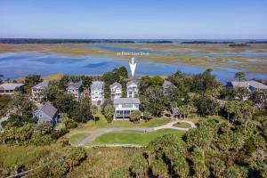 an aerial view of a house with a golf course at Fripp Island 94 Davis Love Dr in Fripp Island