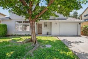 a house with a tree in the front yard at Modern 3BR Davis Retreat in Davis