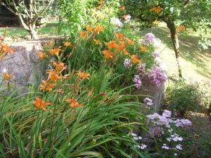 A garden outside La Chiusetta