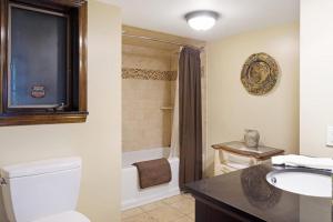 a bathroom with a toilet and a sink and a tub at 468 Pequawket Drive in Conway +55 photos