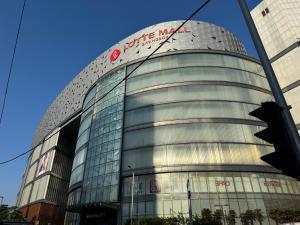 a building with a sign on the side of it at 아문 스테이 in Busan
