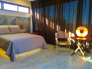 Hotel Casa Maya Calakmul客房内的一张或多张床位