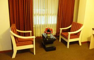 Posezení v ubytování Hotel Faraon