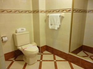 Koupelna v ubytování Hotel Faraon