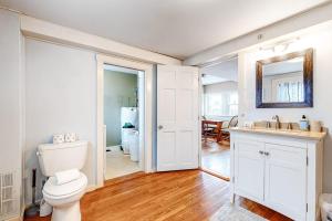 a bathroom with a toilet and a sink at Cool Change in Hampton +28 photos