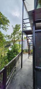 a view of a balcony of a building at Sameer Mountain View Retreat in Tanah Rata