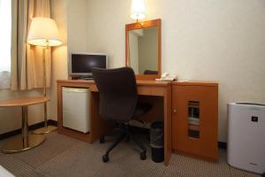 TV a/nebo společenská místnost v ubytování Toyooka Sky Hotel