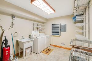 a hospital room with a sink and a toilet at Paniolo Inn in Whitefish +76 photos