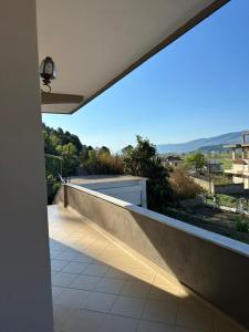 a view from the balcony of a house at Kanushi house in Gjirokastër