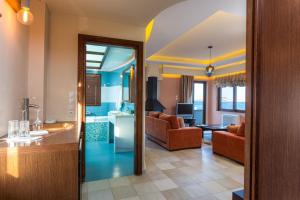 Posezení v ubytování Cavo Seaside Suites