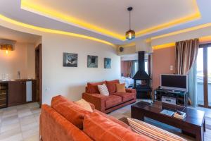 Posezení v ubytování Cavo Seaside Suites